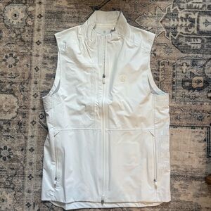 G/Fore Repeller Vest Mens Size S white Performance Golf New